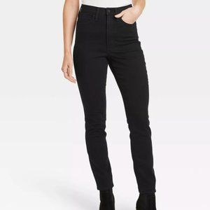 Women's Universal Thread BlackHigh-Rise Skinny Jeans Size 14